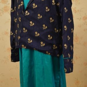 3 piece  Indian Raw silk Pret wear